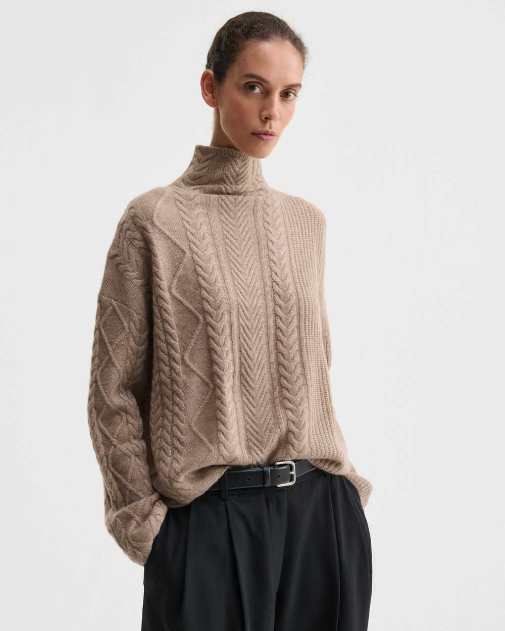 Nonchi Cashmere Fjord Sweater :: Sable