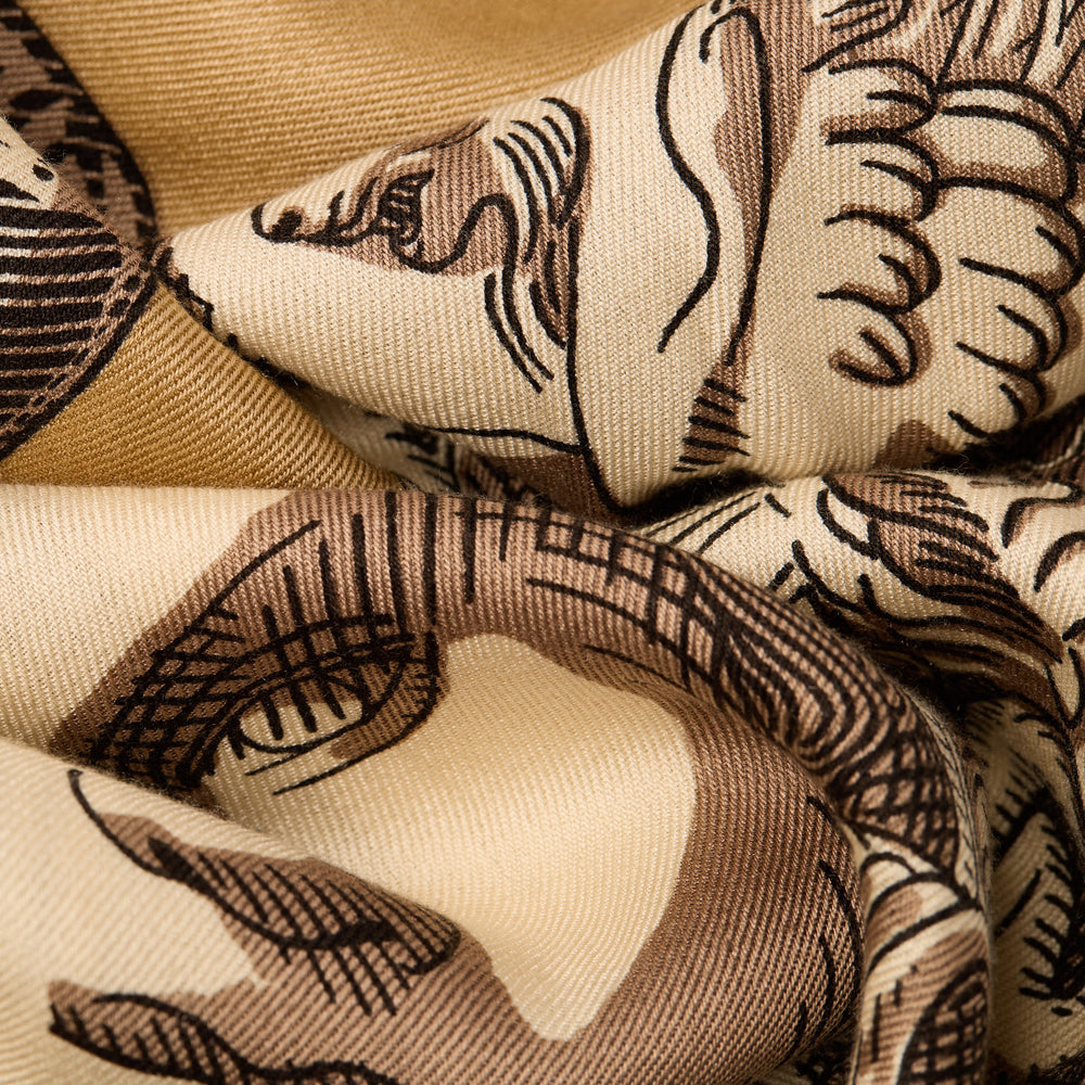 Inoui Editions Scarf 130 - Silk Modal :: Archives Beige