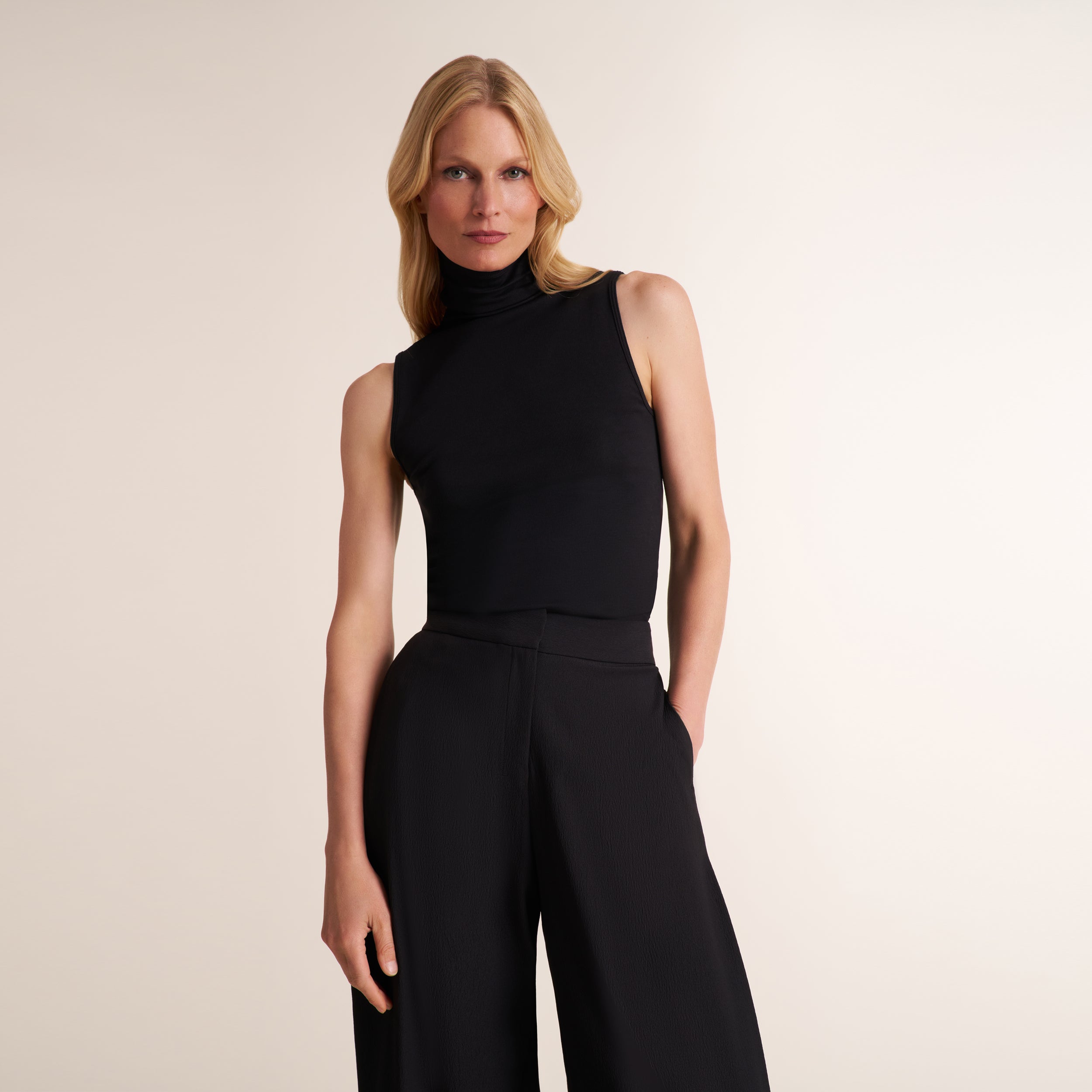 トップス MM Jett Tank - Organic Ribbed Pima Cotton :: Black – M.M.LaFleur