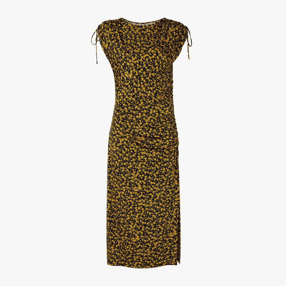 packshot image of the aisling dress in bloom print