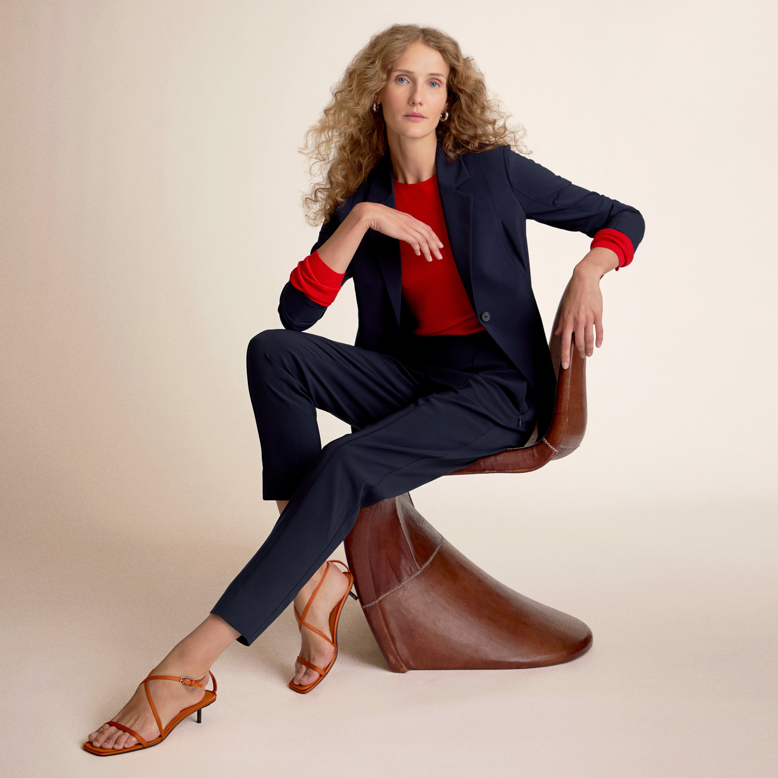 Moreland Travel Blazer - OrigamiTech :: Dark Navy – M.M.LaFleur