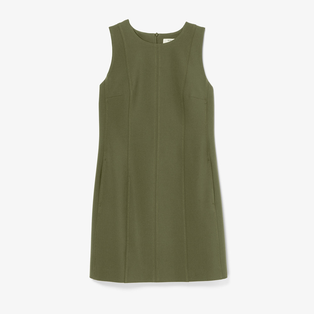 Packshot image of the Front image of a woman wearing
The Carolina Dress-Flex Suiting :: Bright Olive
