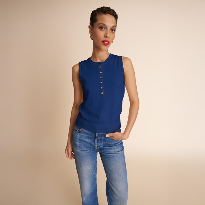 Crimmins Pointelle Tank