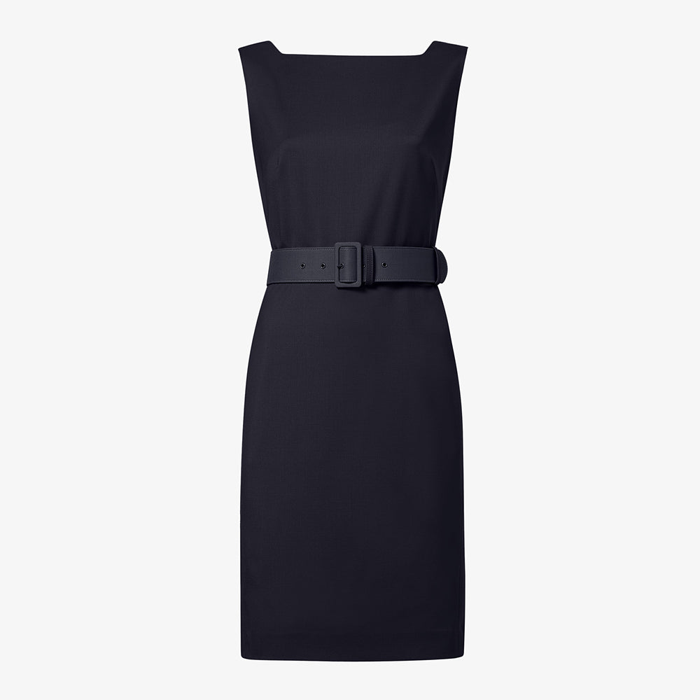 Packshot image of the Cynthia dress in Galaxy Blue