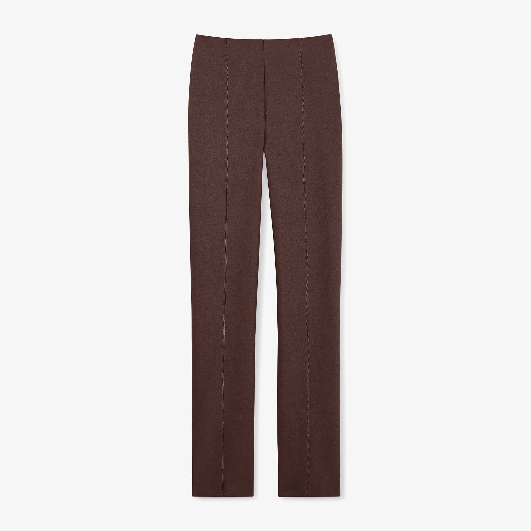 packshot image of the foster pants in Mahogany