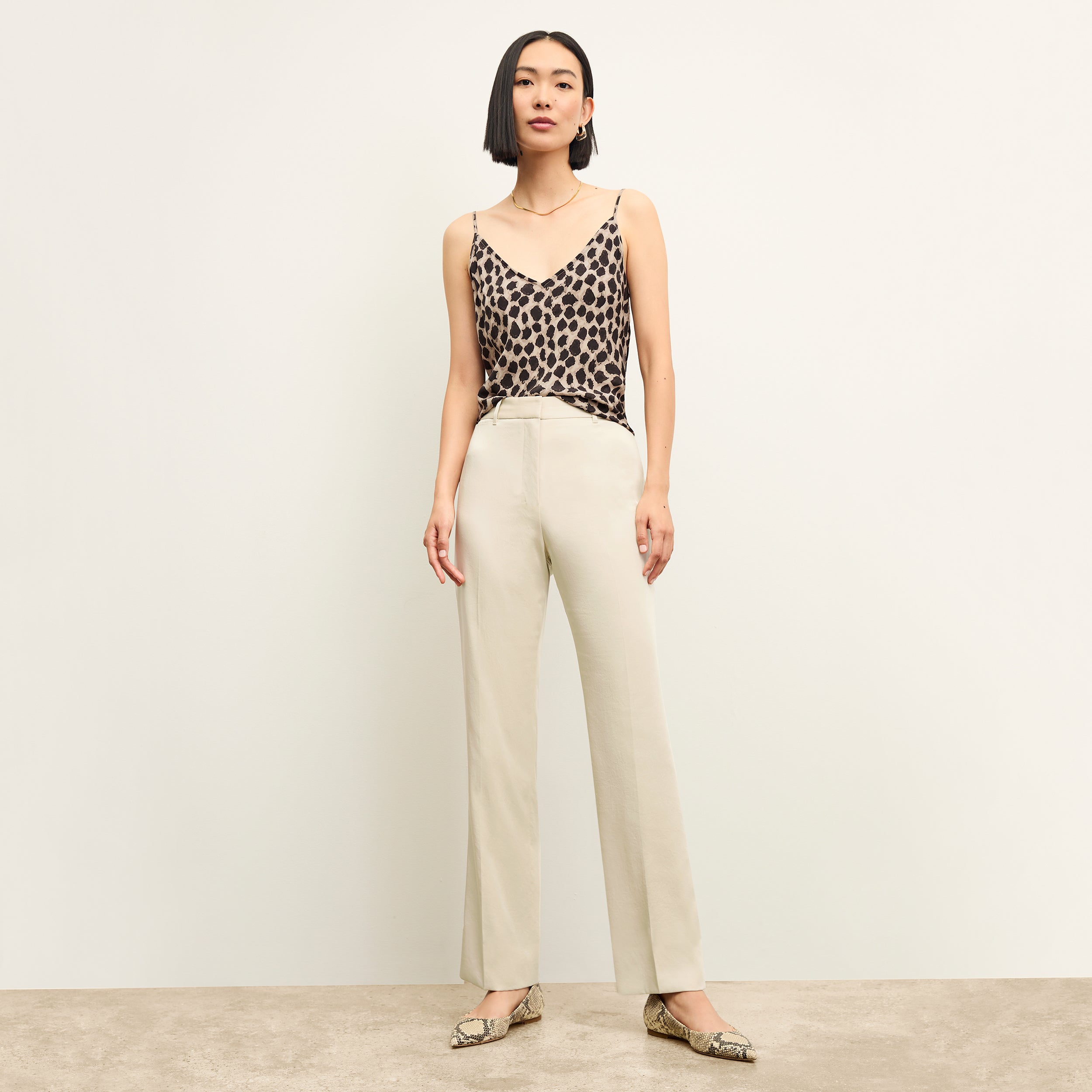 champagne color dress pants Champagne essential Trousers at Hockerty