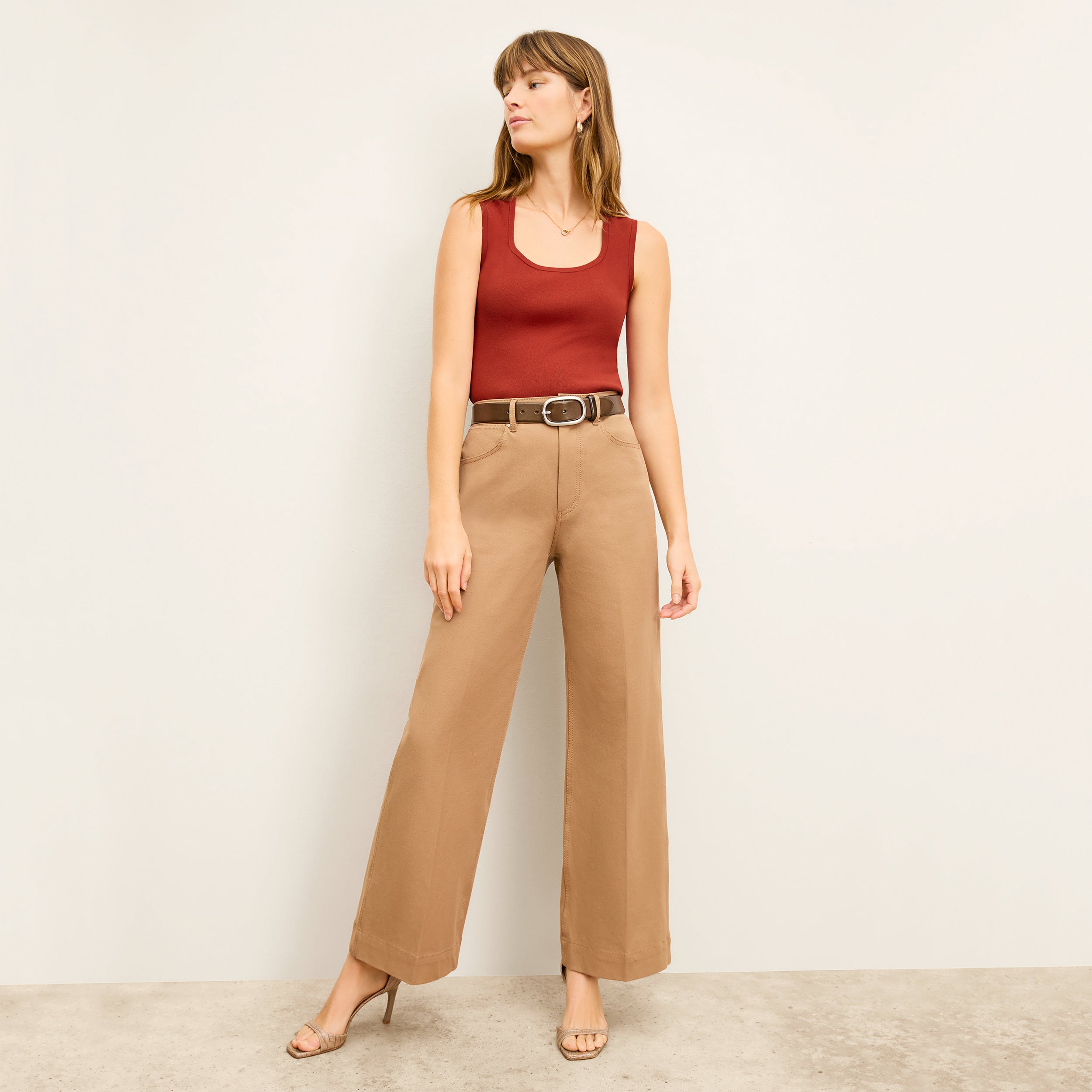 Milo Wide-Leg Jean - Eco Better Than Denim :: White main image 1