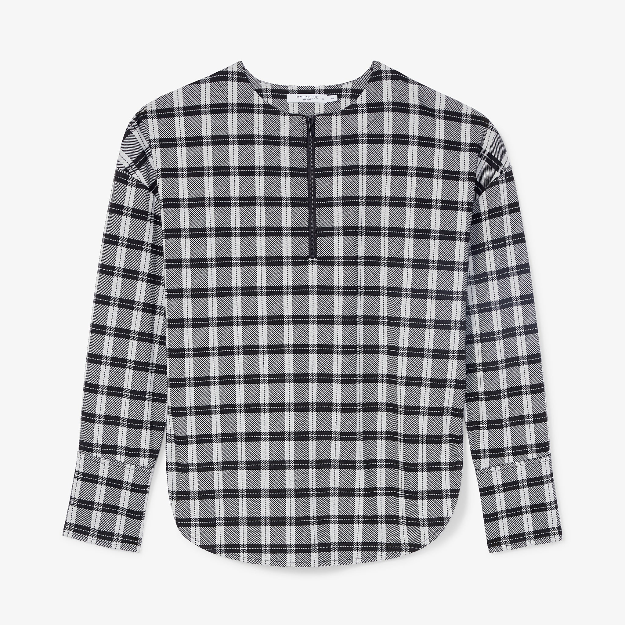 packshot image of the tully top in checkmate