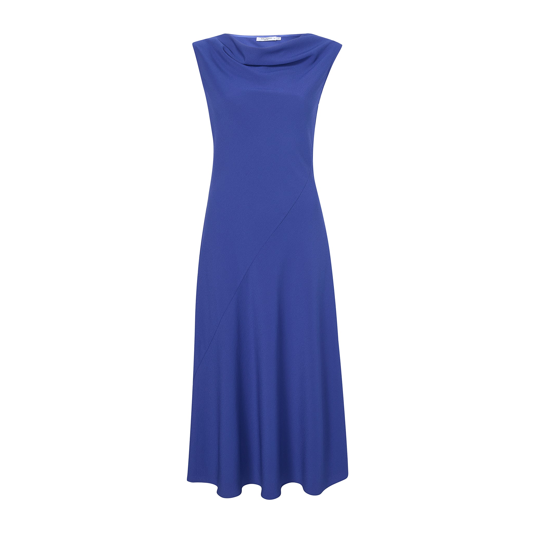 still image of the priya dress in electric blue 