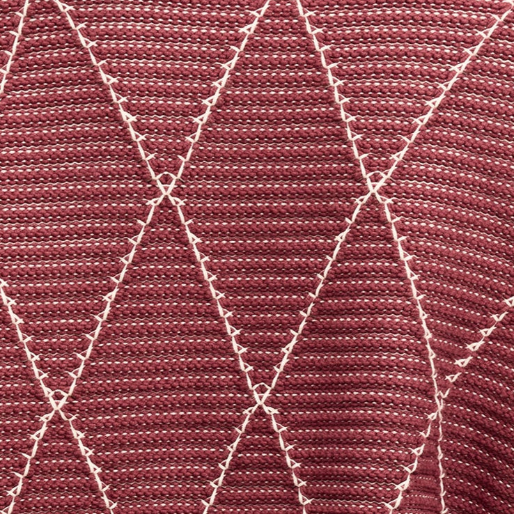 argyle knit close up