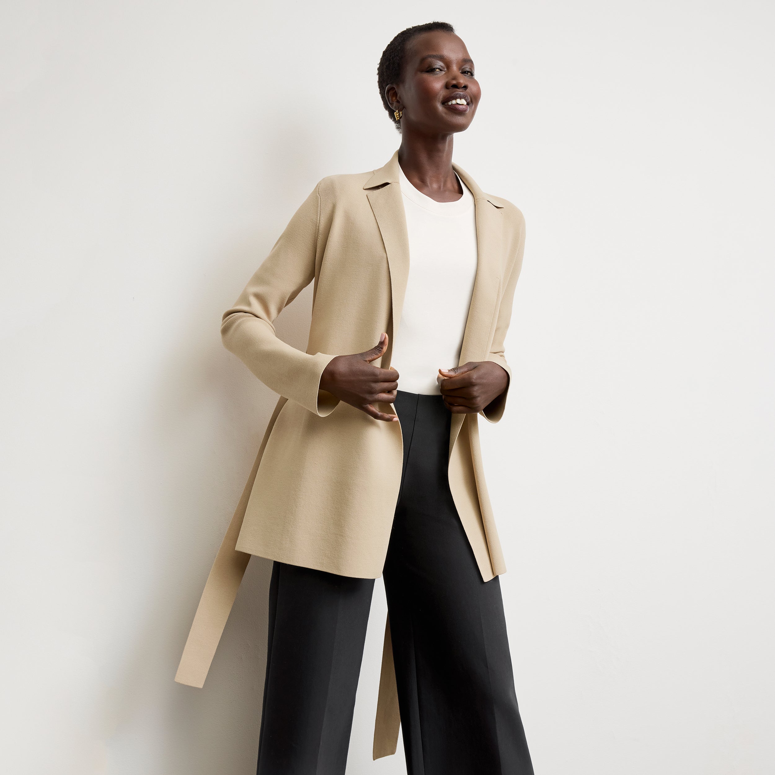 Merritt Wrap Jardigan :: Ivory