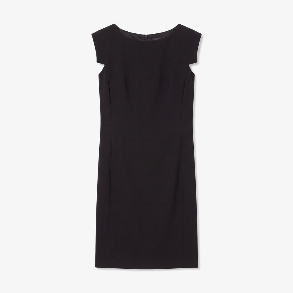 Sarah Dress - Recycled WonderTex :: Black