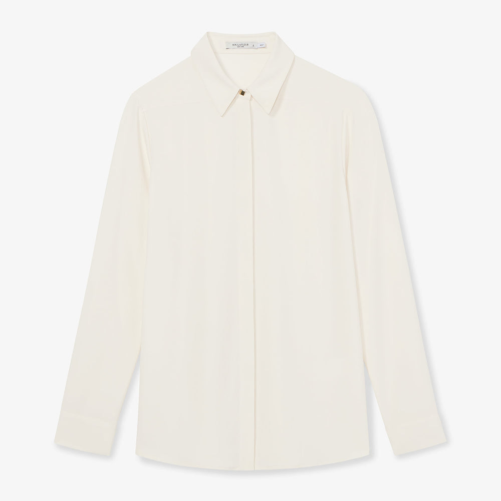 Packshot image of the Lagarde Shirt—Soft Wave in Alabaster