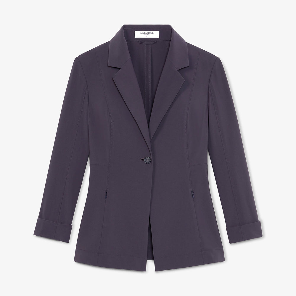 Packshot image of the Moreland Jacket—Origami Suiting in Cool Charcoal