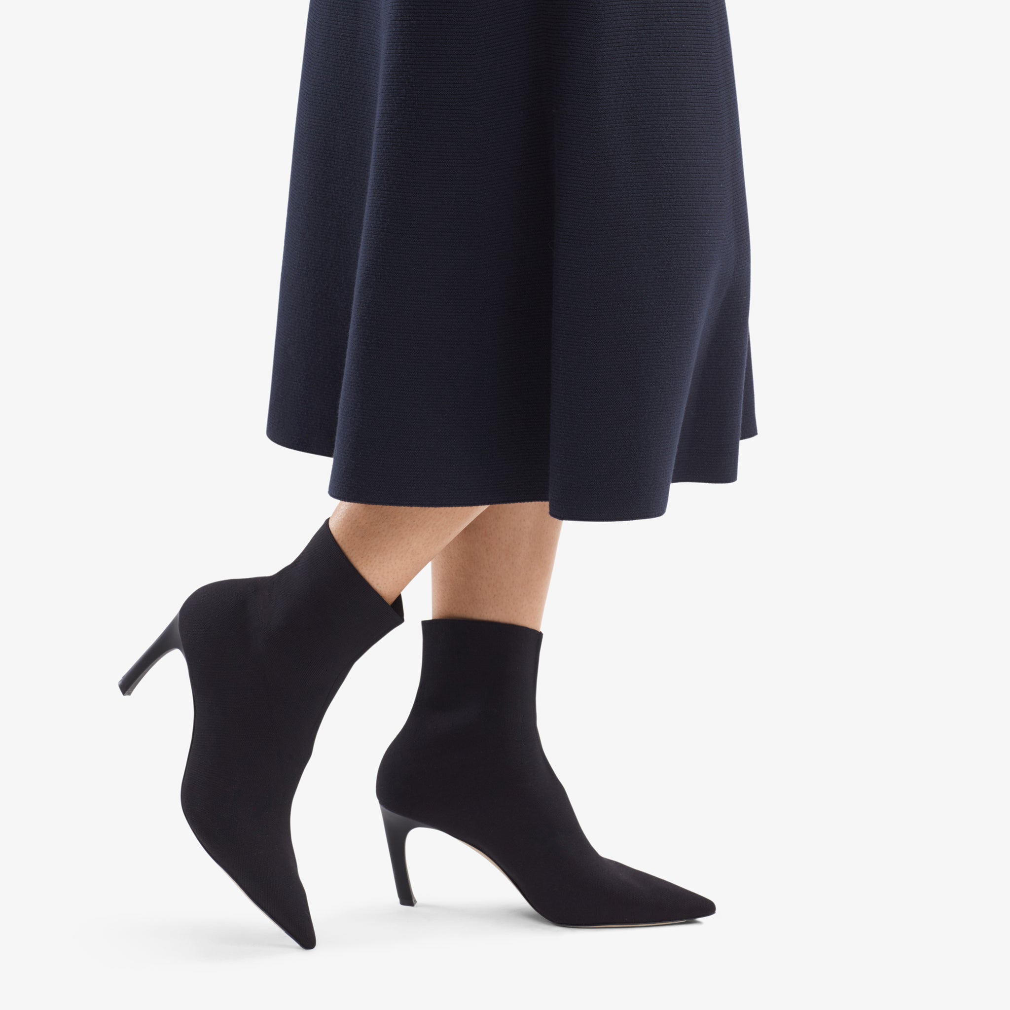 Packshot image of the Lana Boot--3D Knit in Black