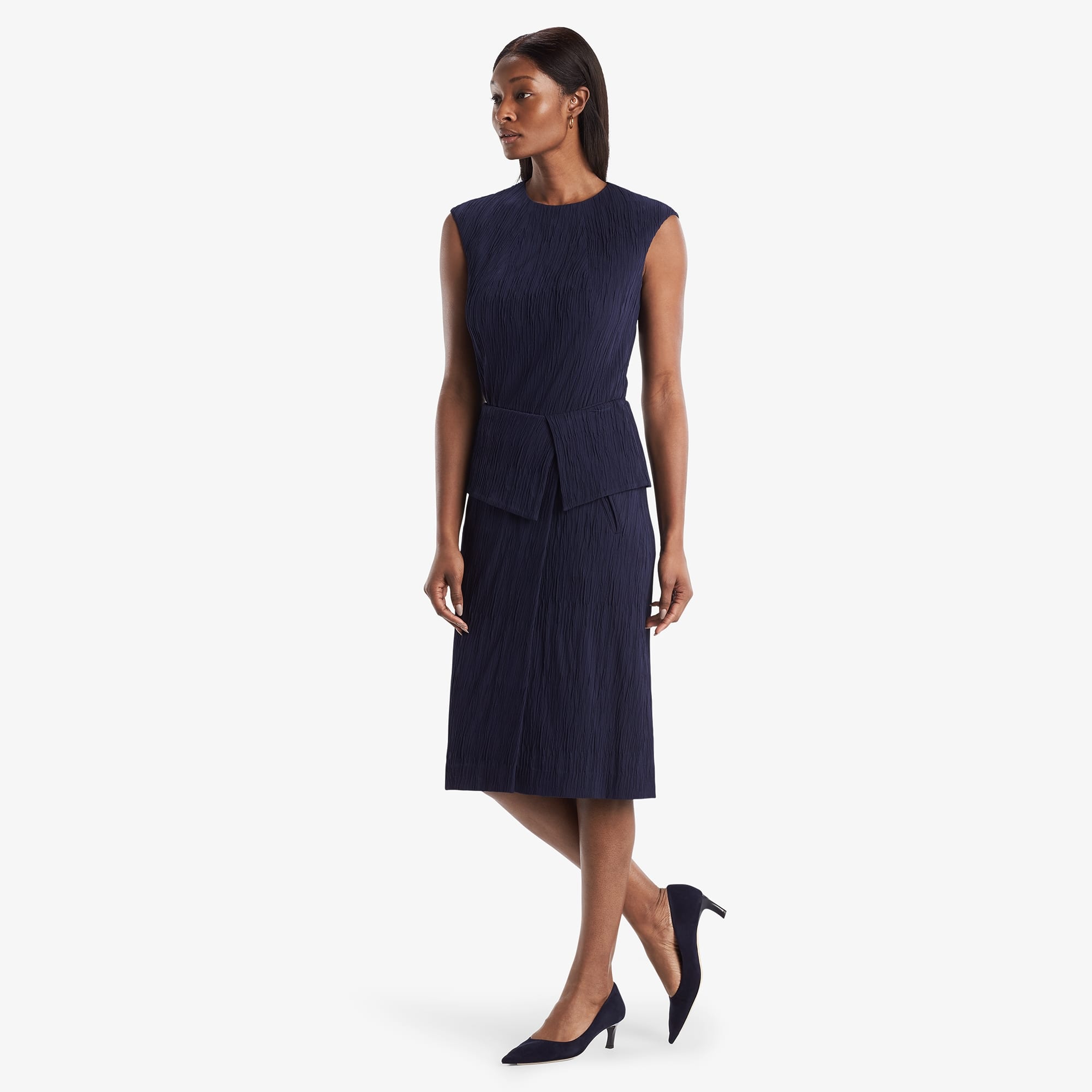 Montgomery Skirt - Pleated Jersey :: Aegean Blue 4 Montgomery Skirt - Pleated Jersey :: Aegean Blue 4