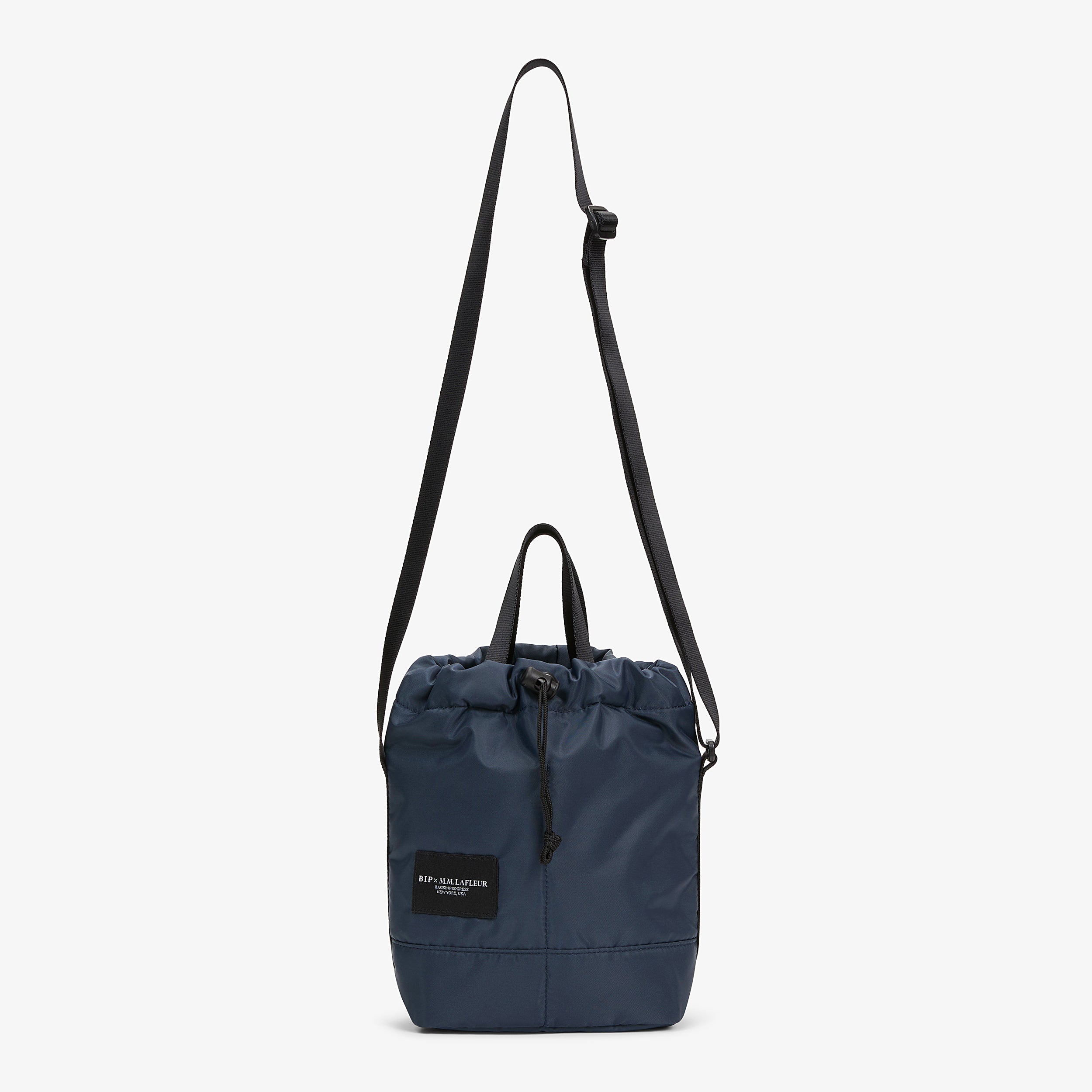 M.M.LaFleur x Bags in Progress Padded Mini Bucket Bag :: Navy