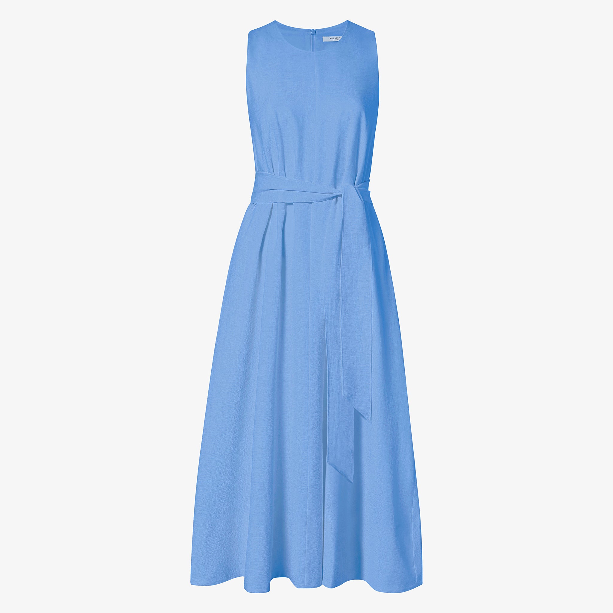 Packshot image of the Fatima Dress - Eco Heavy Crepe in Carolina Blue