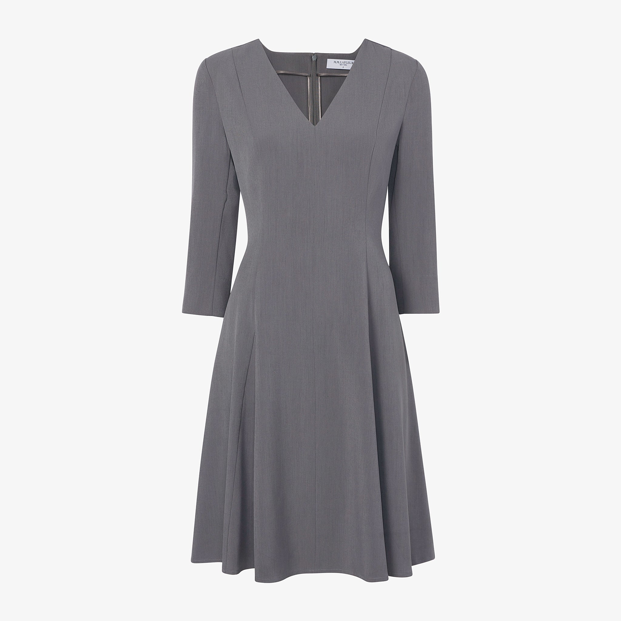 Packshot image of the Erica Dress in Steel Gray