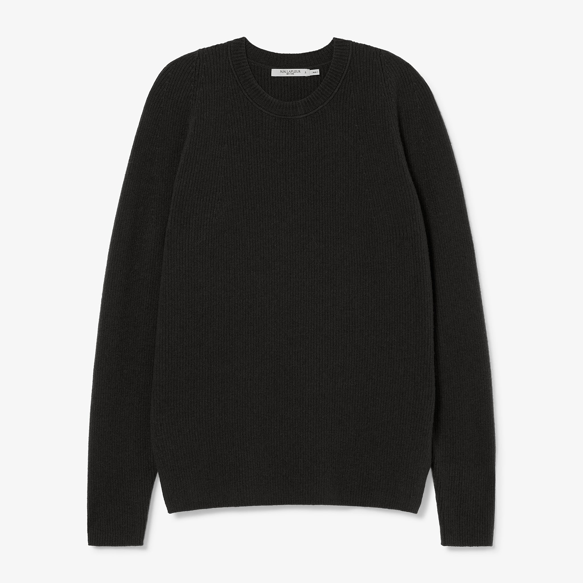 Packshot image of the ollie sweater in black