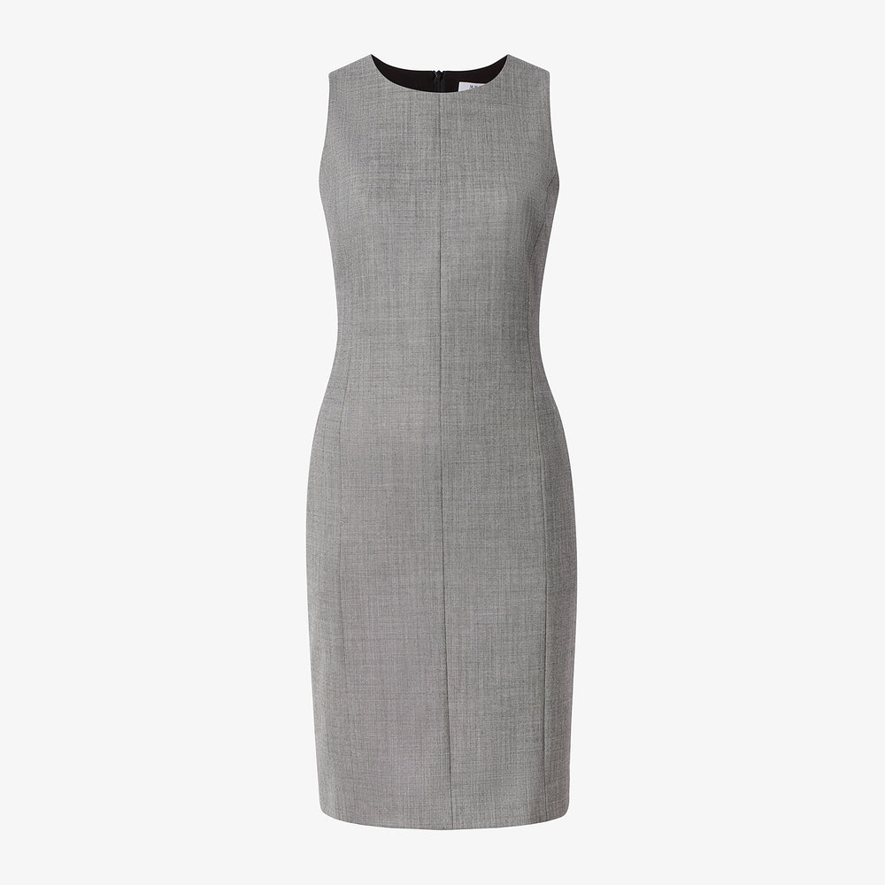 Packshot of the constance dress in black and white