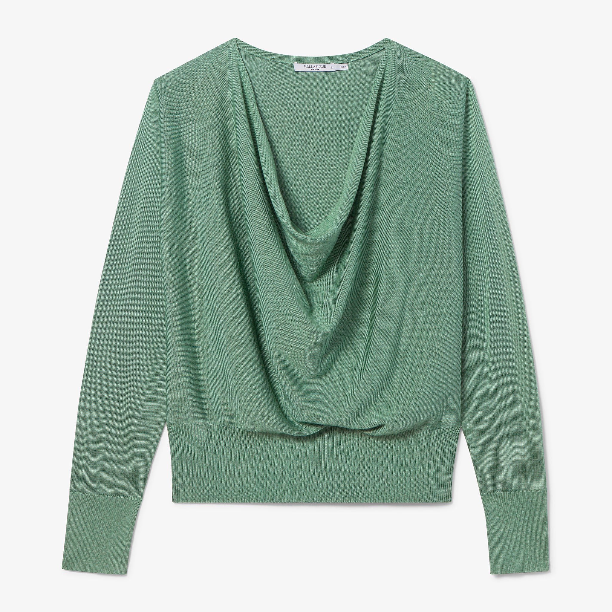 Packshot image of the monica top in spring green
