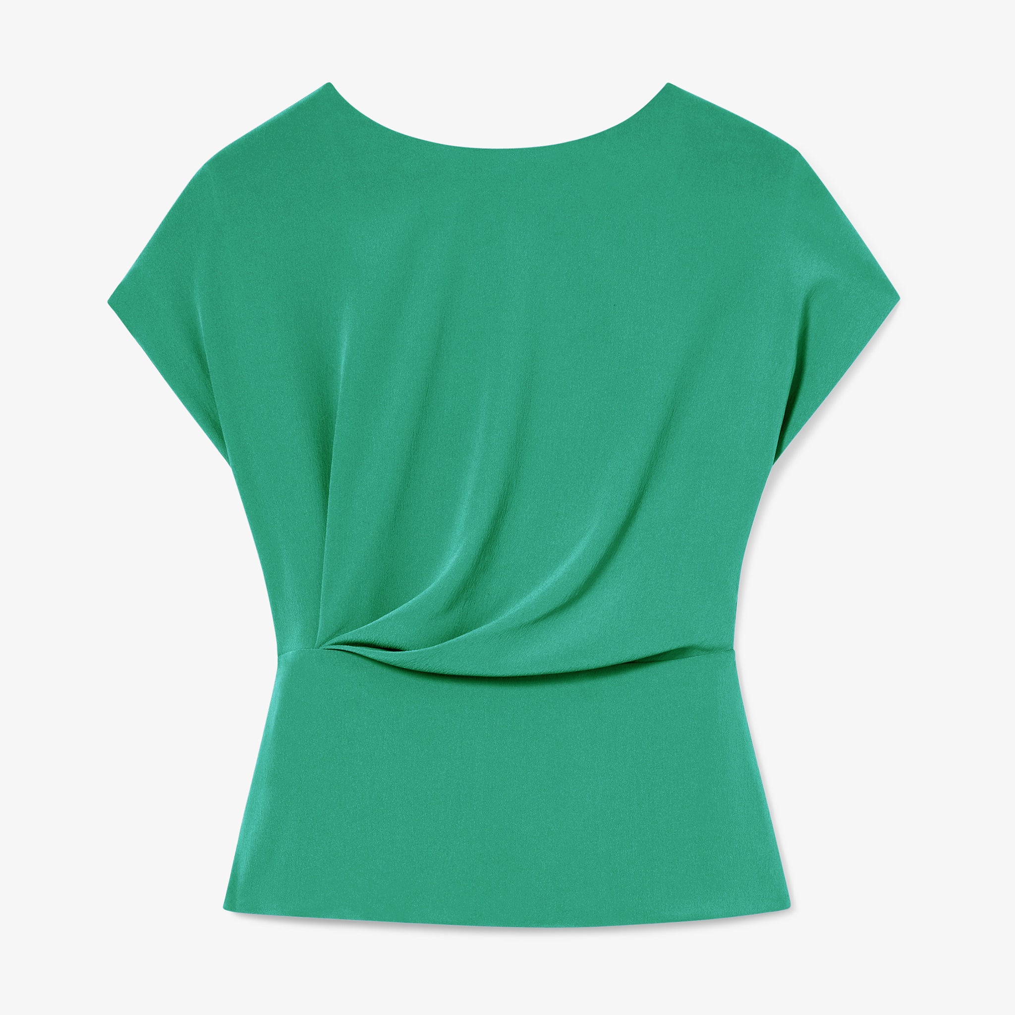 Packshot image of the nora top in clover 