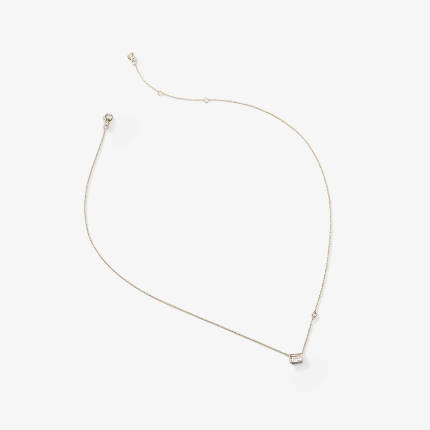 Petite Dahlia Asscher  Necklace main image 1