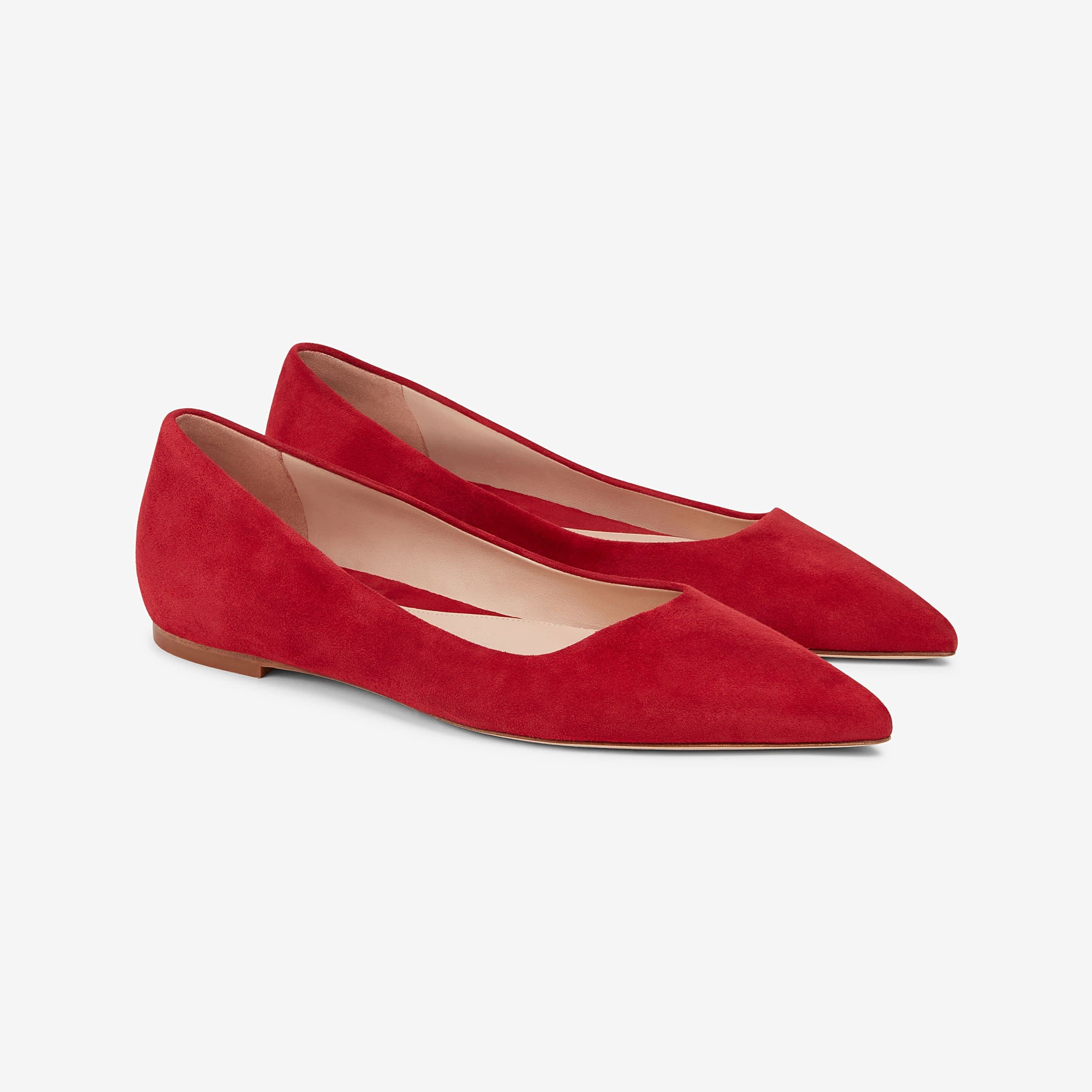 Nicholas Kirkwood Womens Red Leather Pumps Heel 4.5” Size 38.5