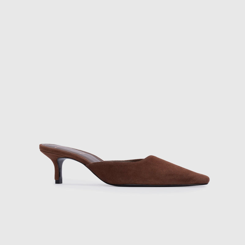 Black Suede Studio Riley 50 Mule
