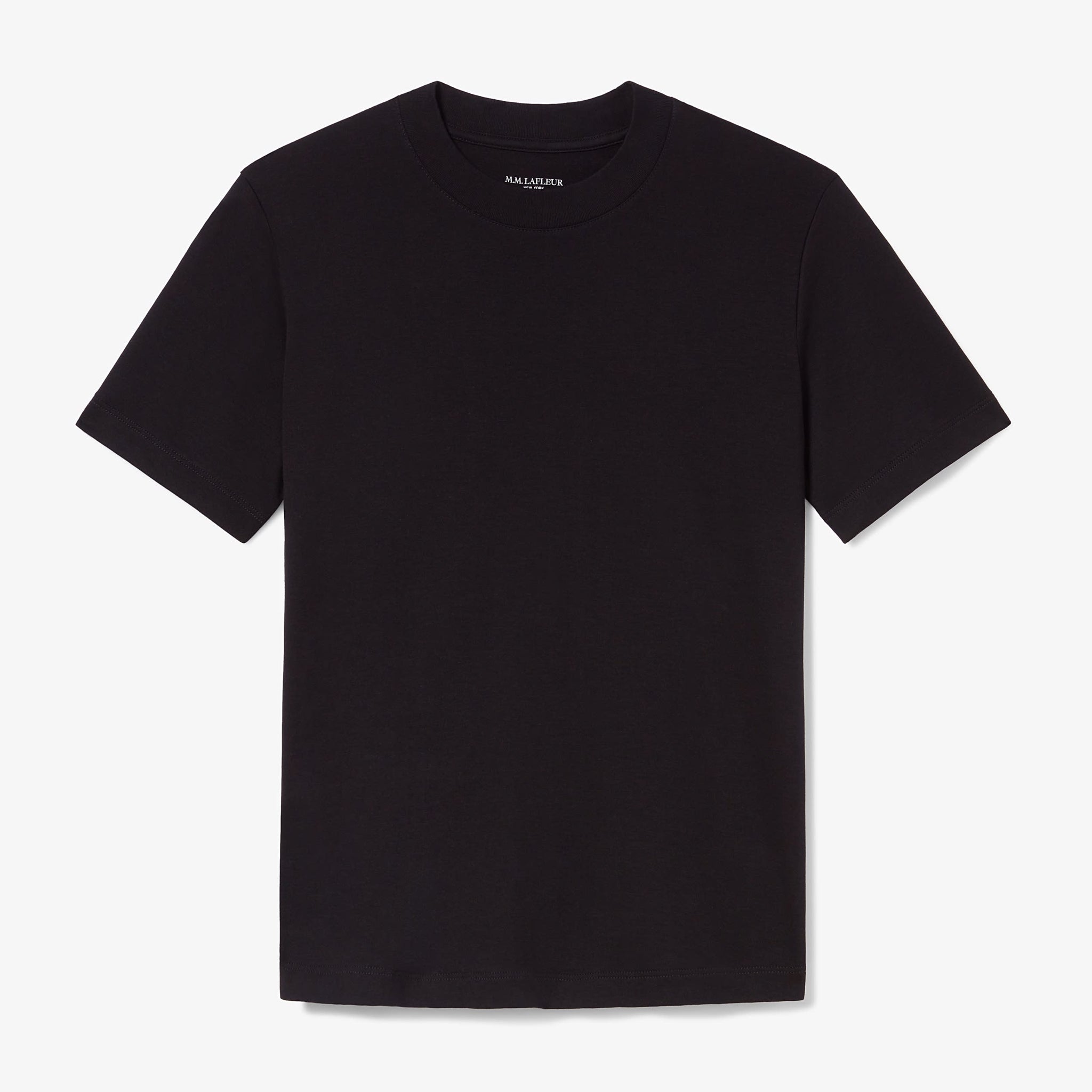 Cotton Pima Black T-Shirt Leslie :: Organic – -