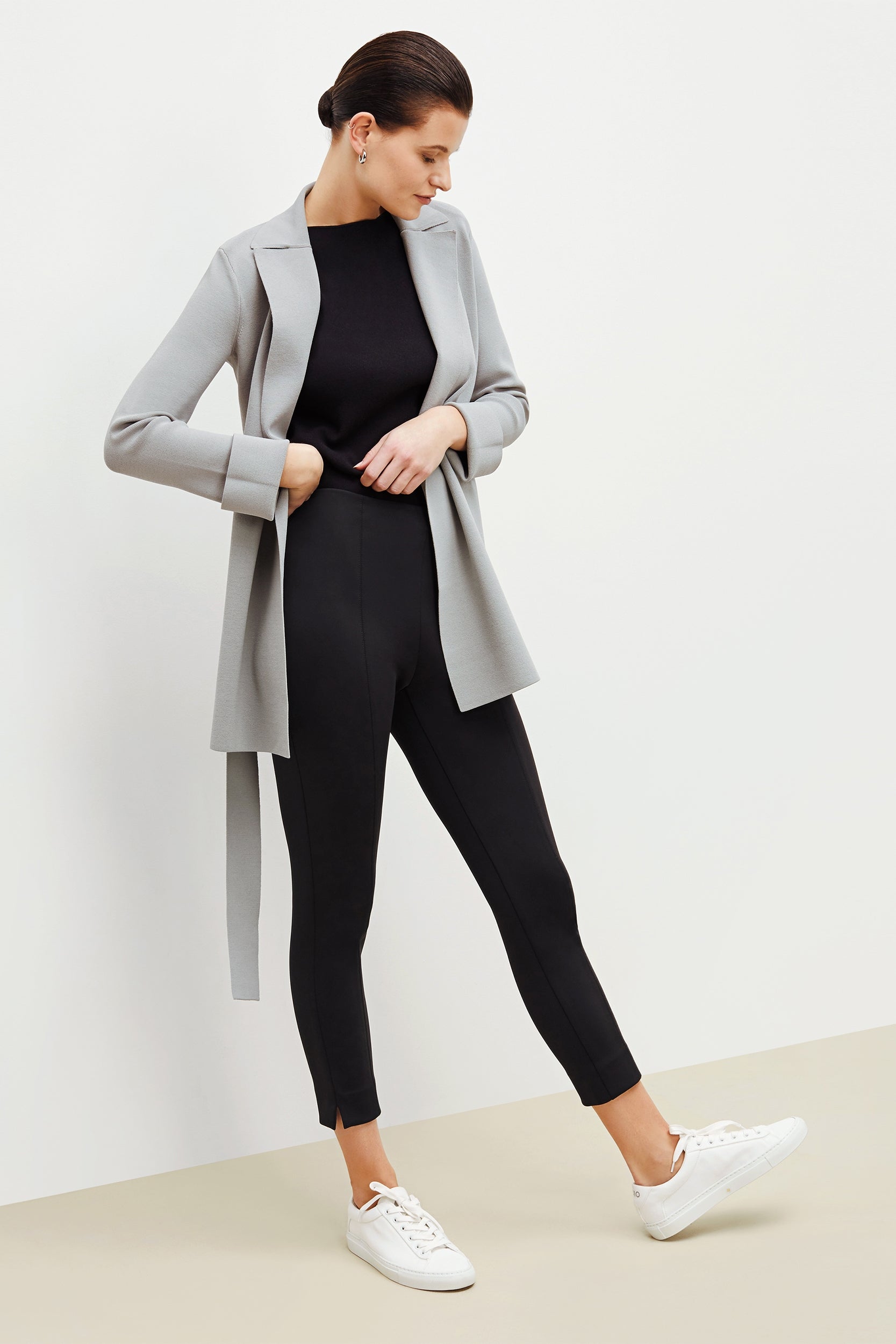 Shaw Pant - Scuba :: Black – M.M.LaFleur display picture 1