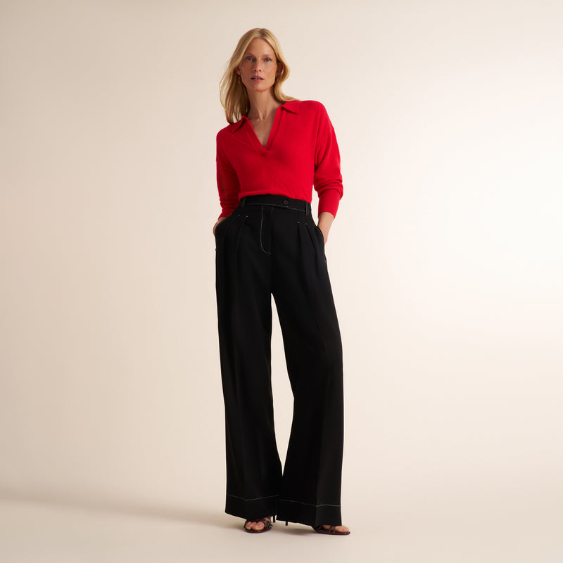 Leo V-Neck Sweater