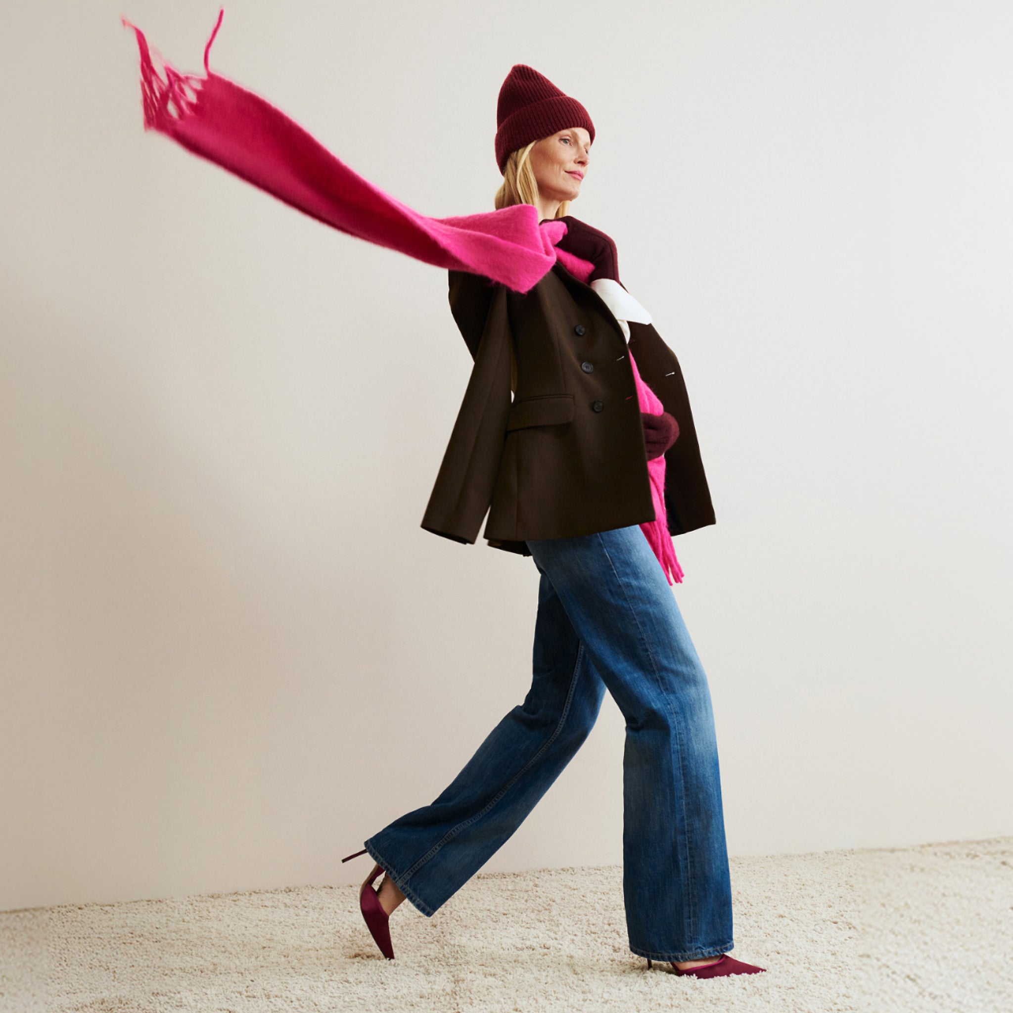 Woman wearing the Kati Jacket