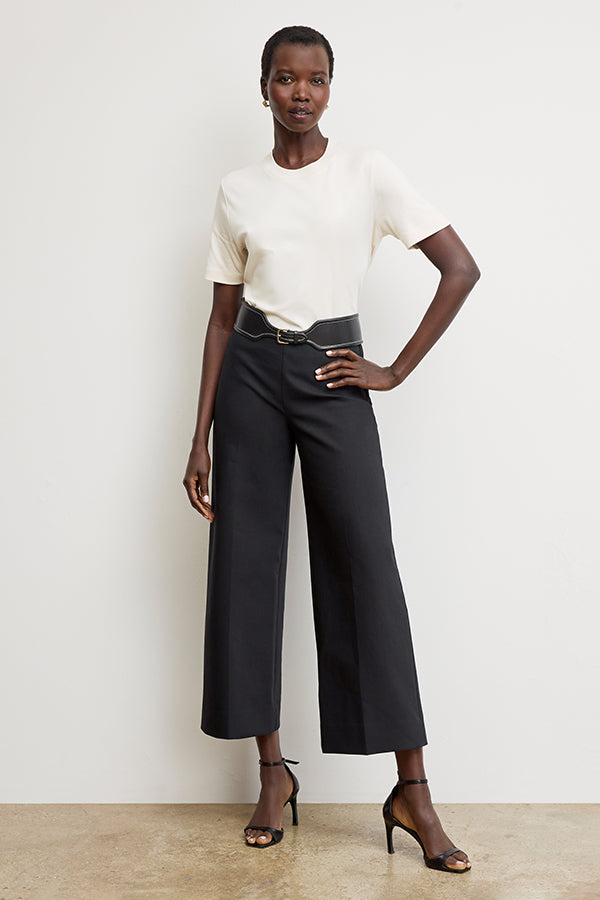 Adler Stretch Culotte - Eco PowerStretch :: Black – M.M.LaFleur