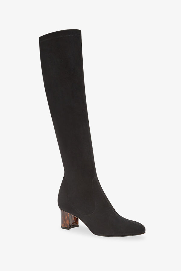 Sarah Flint Alexandra 50 Boot :: Black Stretch Suede – M.M.LaFleur