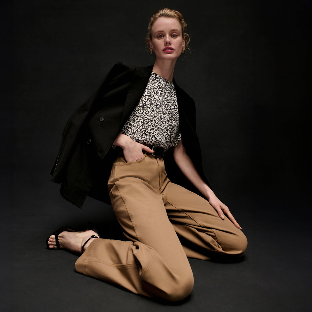 Roma Jean - Eco Better Than Denim :: Saddle