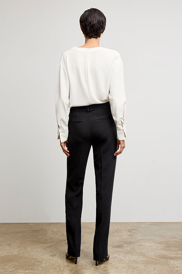 Kick Flare Foster Pant - Eco PowerStretch :: Black – M.M.LaFleur