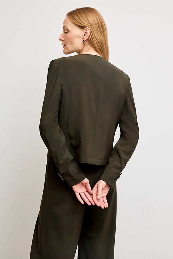 Scotte Moto Trench Jacket - Air Twill :: Black – M.M.LaFleur