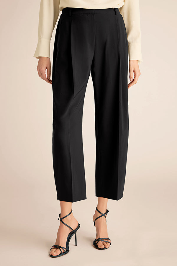 Harmon Travel Trouser - OrigamiTech :: Black – M.M.LaFleur