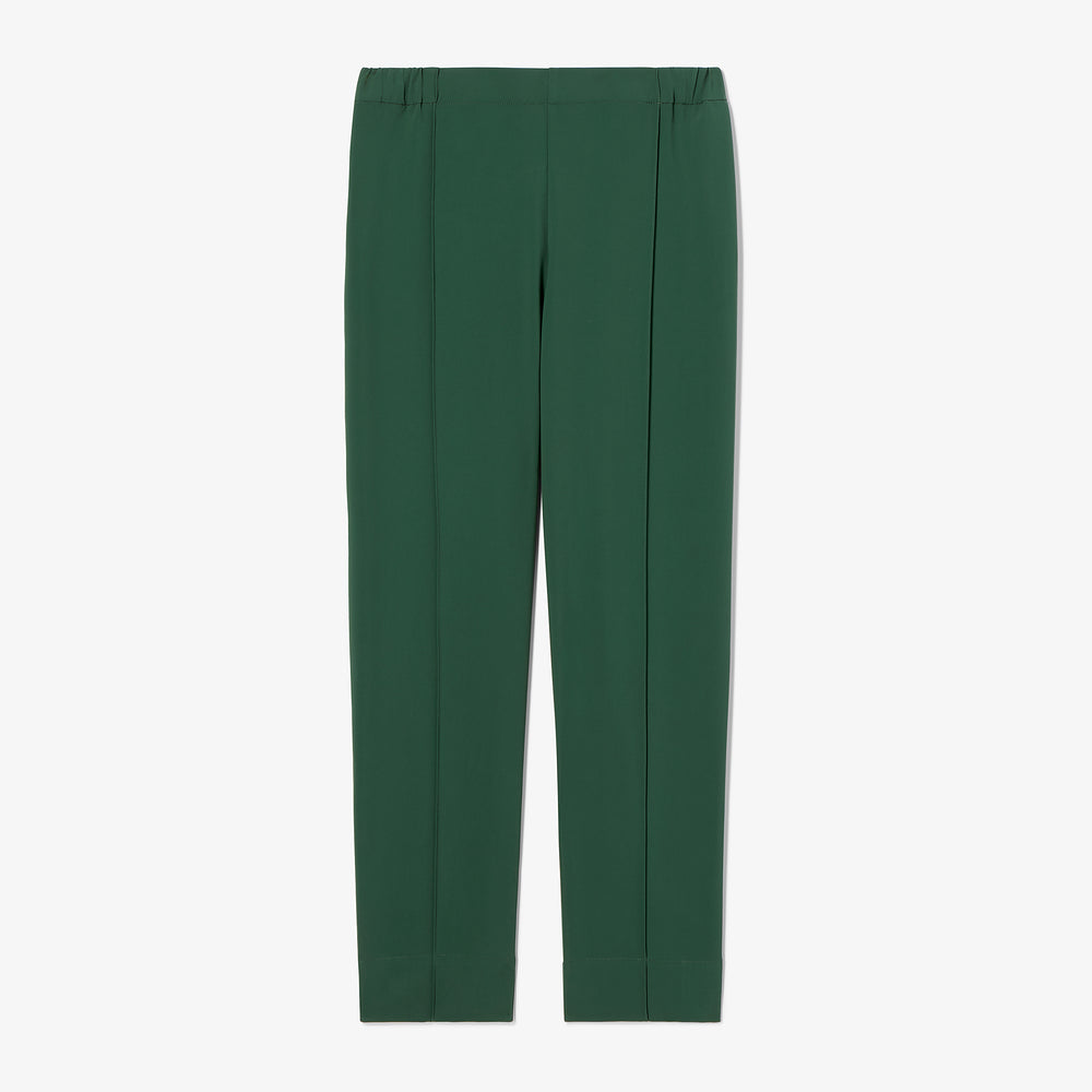 Green pants on a white background