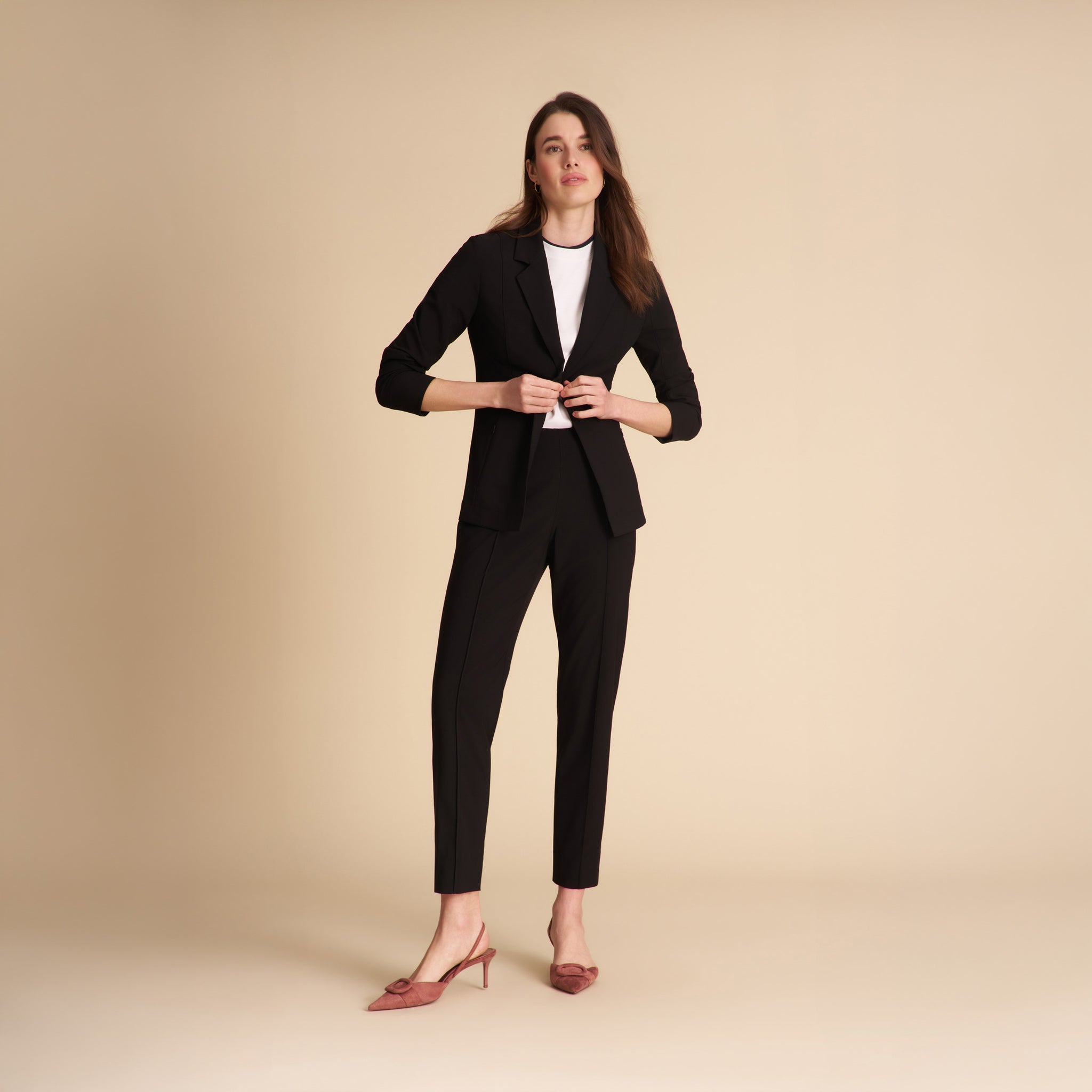 Moreland Travel Blazer - OrigamiTech :: Black – M.M.LaFleur