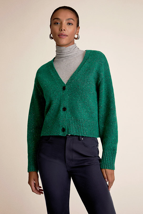 Manon Desk Cardigan - Chunky Knit :: Light Beige – M.M.LaFleur