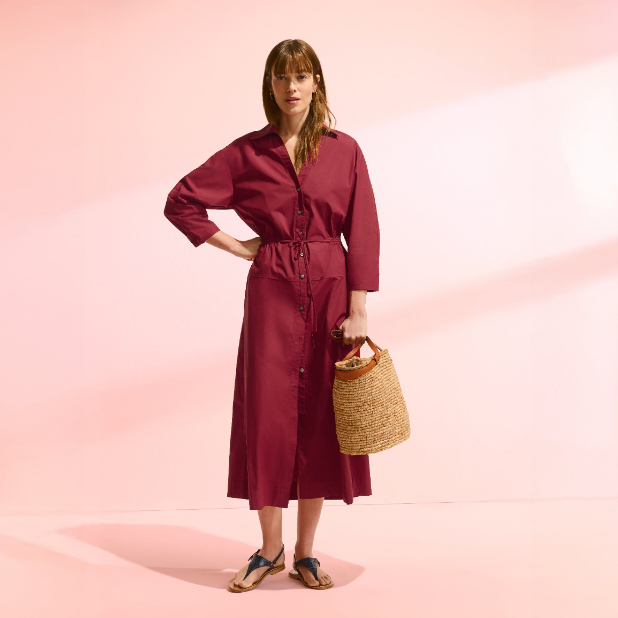 M.M.LaFleur Women's Boden Al Fresco Dress - Cotton Poplin