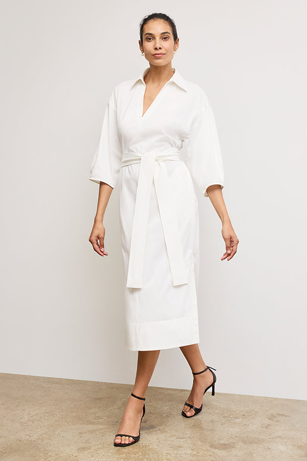 knit poplin dress Fanfan Shirt Dress