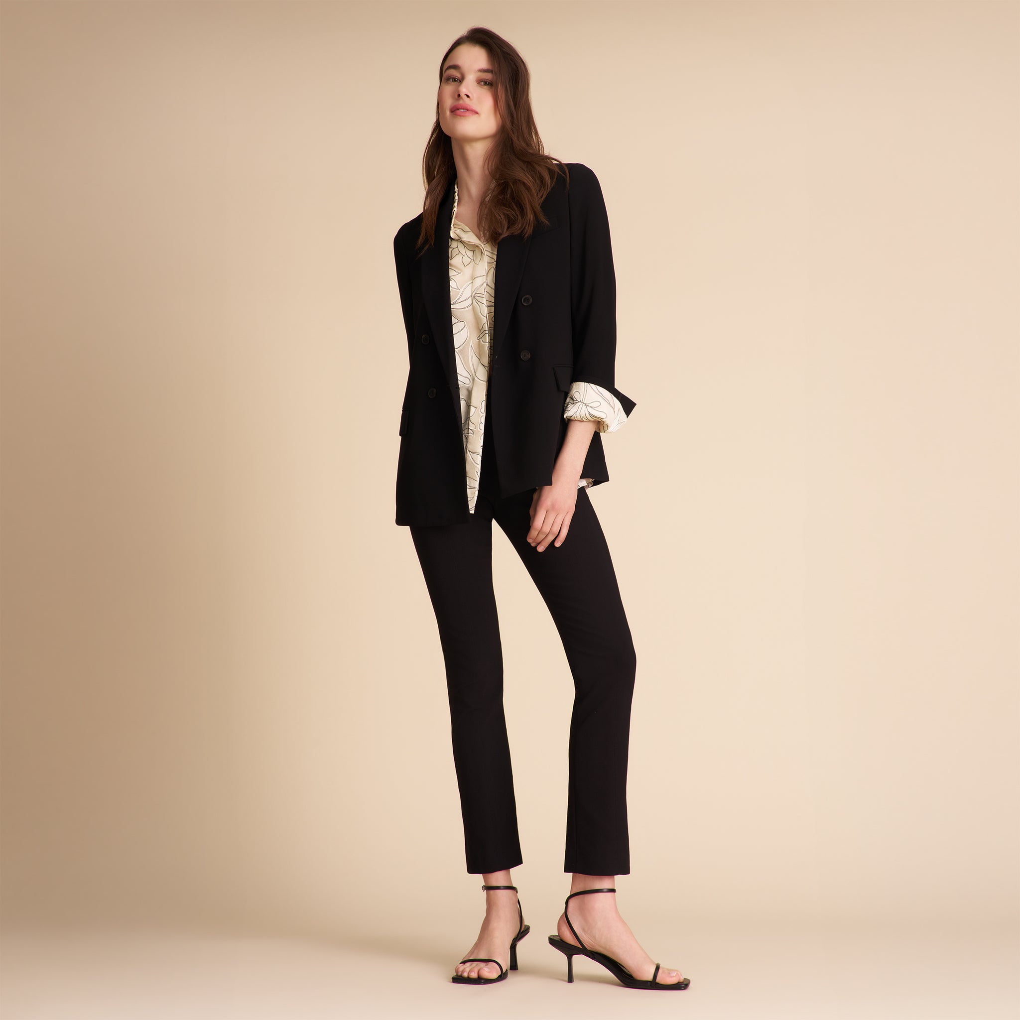 Foster Cigarette Pant - PowerStretch :: Black – M.M.LaFleur