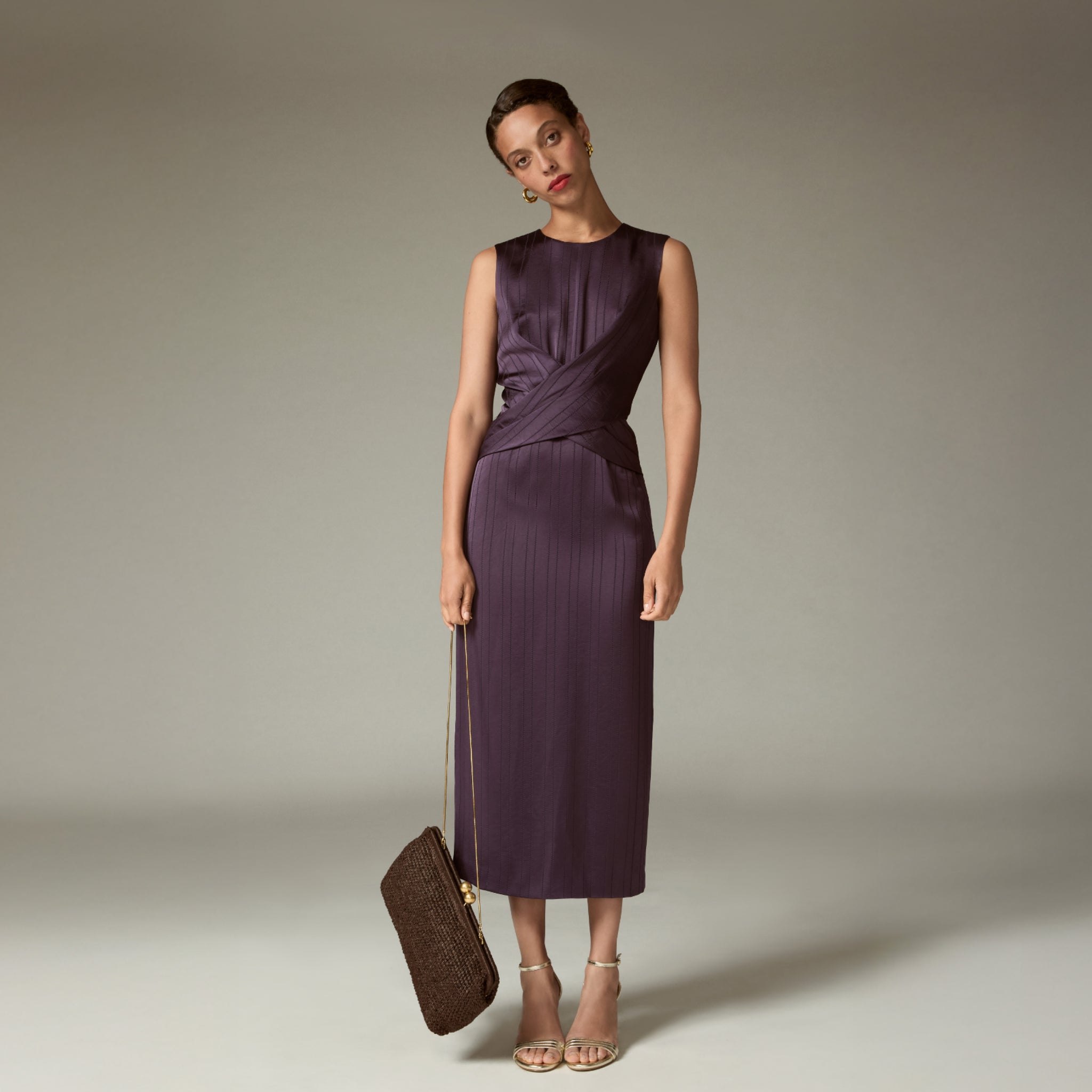 Gabriette Dress - Luxe Pointelle :: Deep Plum – M.M.LaFleur