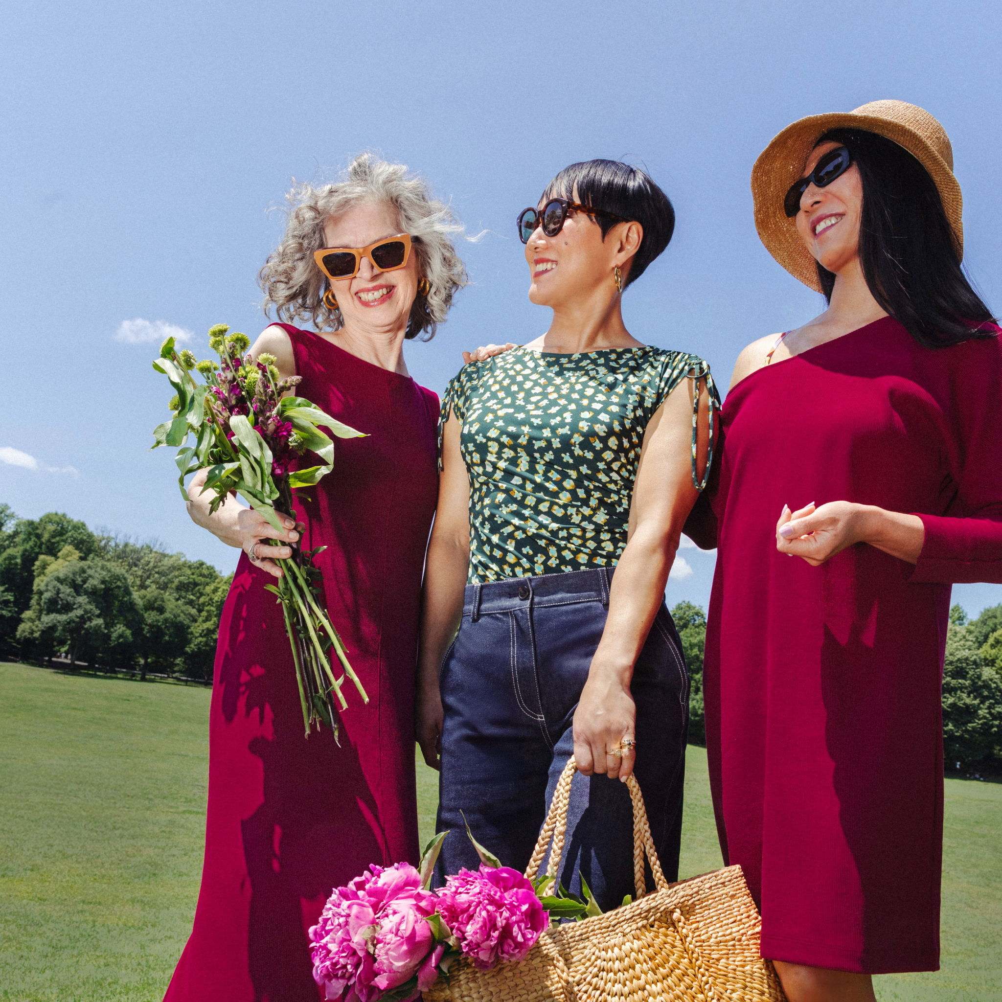 Ivana Toss-On Dress - Plush Pima :: Dark Fuchsia