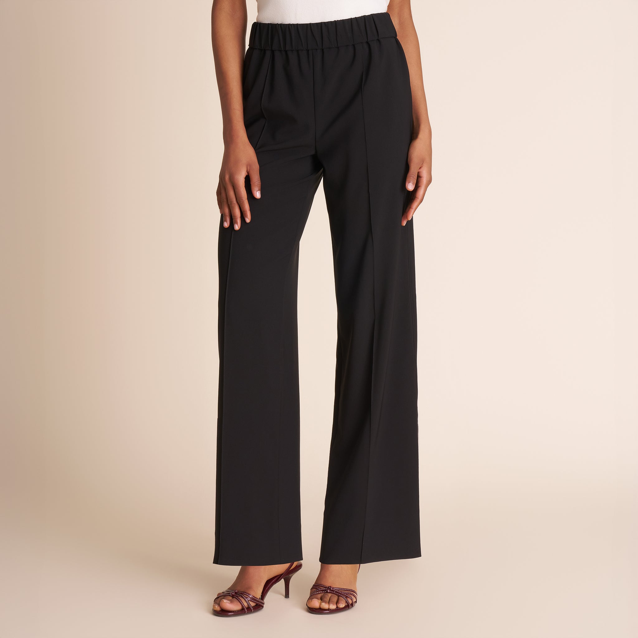 Harmon Travel Trouser - OrigamiTech :: Black – M.M.LaFleur