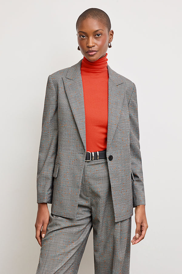 Lilia Jacket - Interweave :: Black / White – M.M.LaFleur